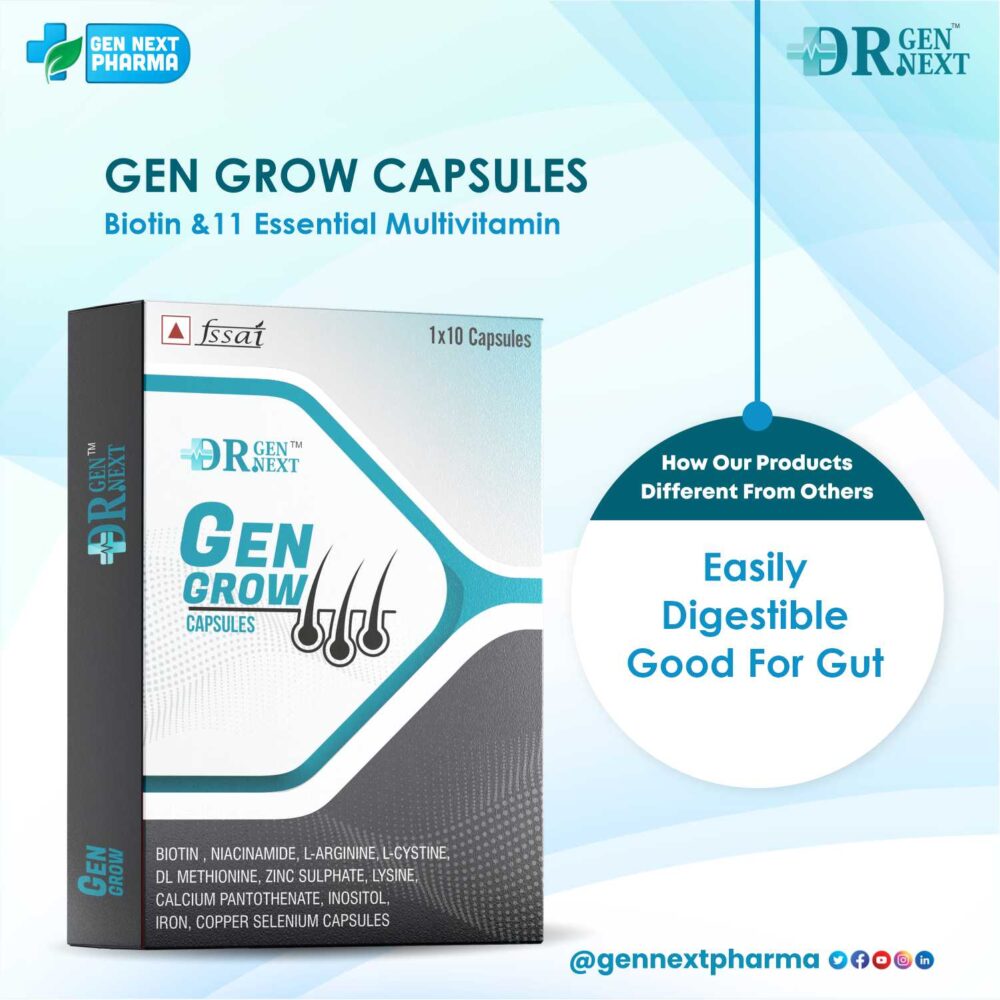 Gen Grow Capsules - Gennext Pharma